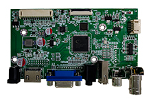 56高清EDP监控方案 通道包含HDMI VGA USB AV BNC 支持2K显示器驱动板