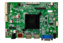 LVDS输出4K驱动板支持90/180/270/360度旋转,横屏竖显,屏中屏,画中画,PBP,PIP3840*2160px