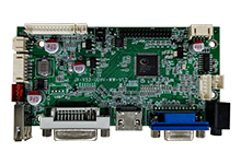 V53液晶显示器驱动方案LVDS信号输出,通道包含USB+DVI+HDMI+VGA+AV信号,支持1920*1080PX