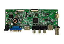 EDP屏液晶监控驱动板宽电压12V-24V通道支持2AV,HDMI,VAG,USB功能拓展Type-C