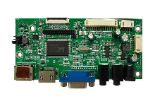 DP液晶显示驱动LVDS和EDP两种信号屏2K分辨率支持HDMI+DP+VGA输入