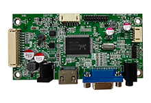 内外置EDP屏驱动方案液晶显示器主板VGA+HDMI信号通道输入1920*1080PX